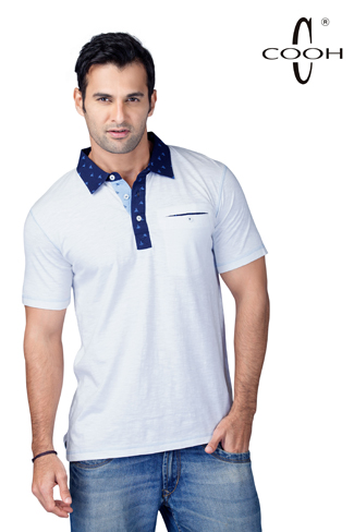 The Woven Collar Polo