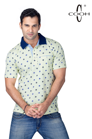 Palm Tree Printed Polo