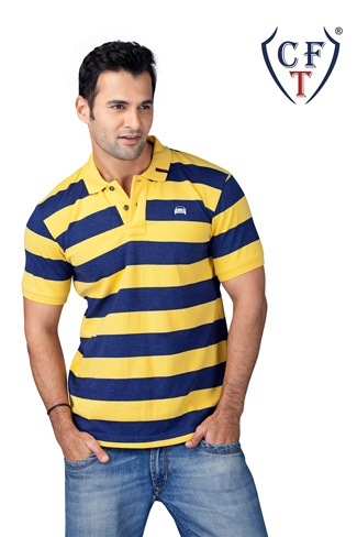 The Yellow Striped Polo 
