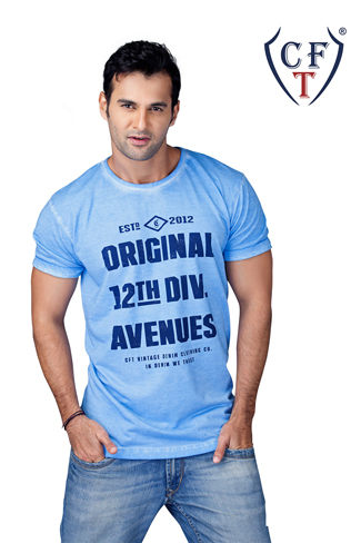 The Oil Wash Avenue Print Tee