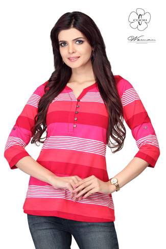 The Pink Striped T-shirt