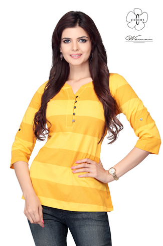The Yellow Striped T-shirt